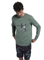Tee Team LS unisex - 616 dusty-olive - 46/XS