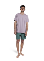 Tee Pocket SS men - 066 stormy-lavender - 48/S