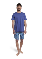 Tee Pocket SS men - 725 blue-indigo - 48/S