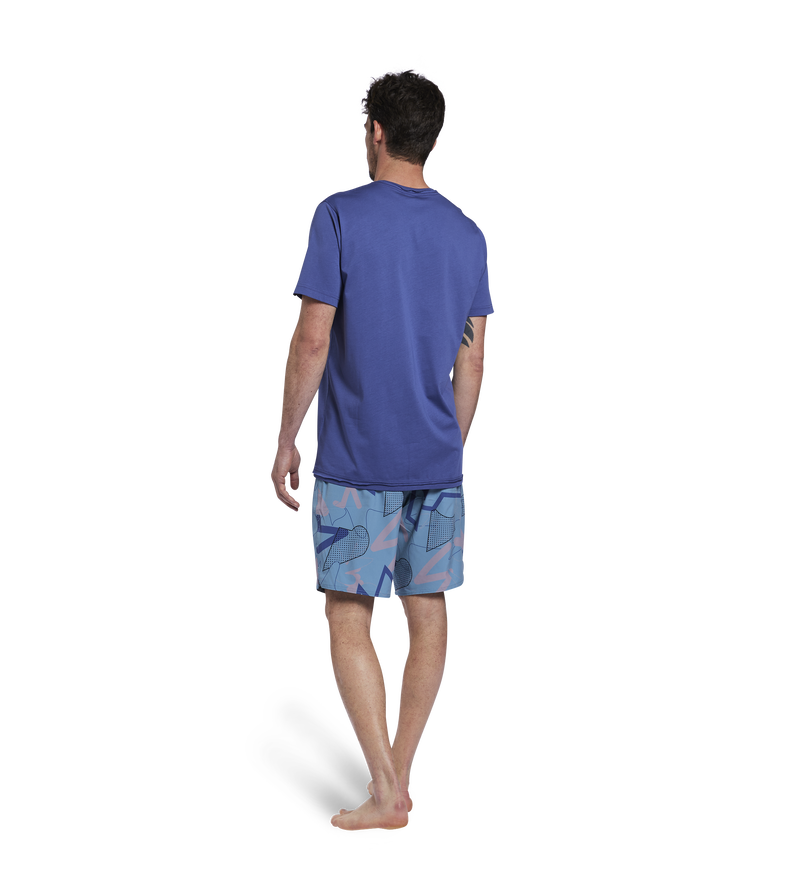 Tee Pocket SS men - 725 blue-indigo - 48/S