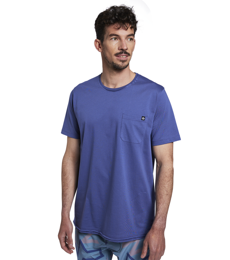 Tee Pocket SS men - 725 blue-indigo - 48/S