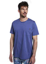 Tee Pocket SS men - 725 blue-indigo - 48/S