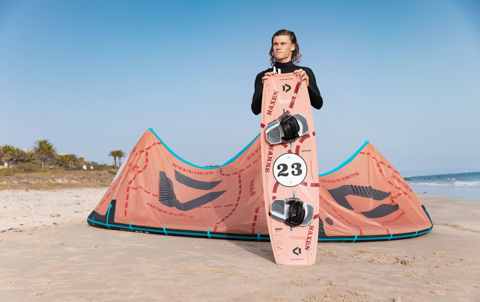 【5/7必着】M A3 ギョンミン 背景スカイブルー ほし②ベビーピンク DUOTONE Select Concept Blue ᐅ Lightest Perf. Freeride Kiteboard!