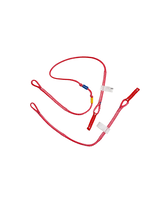 Back Pigtail V Rebel SLS left/red (SS24)