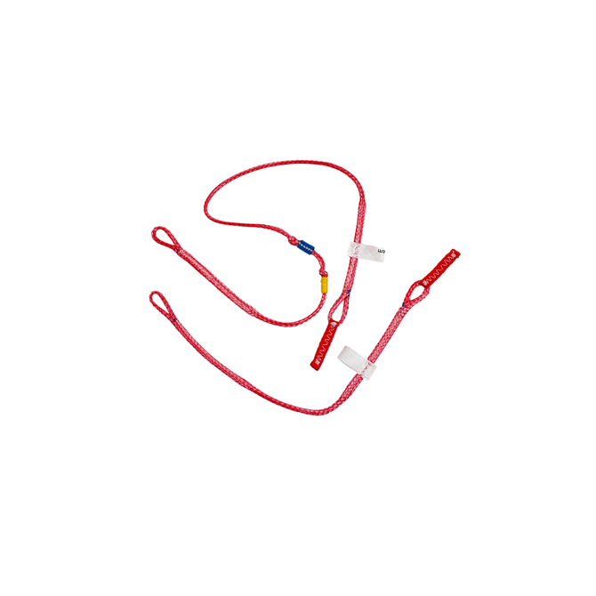 Back Pigtail V Rebel SLS left/red (SS24) - C99:random - 06.0