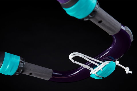 Duotone Platinum Series SLS windsurf boom 140-200 / 160-220 / 170-230 / 190-250 in teal with deep purple and charcoal grey