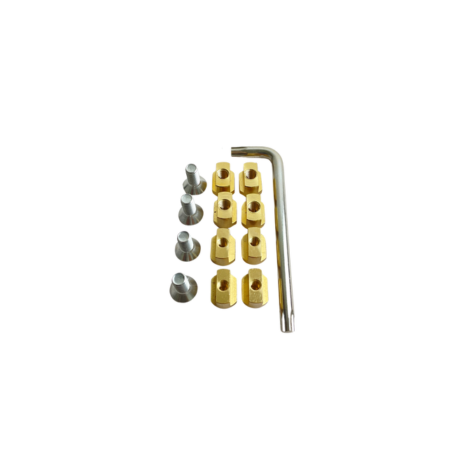 Screw Set Foil Mounting System Air (incl.nuts) (4pcs) - C99:random - TX45 M8x20