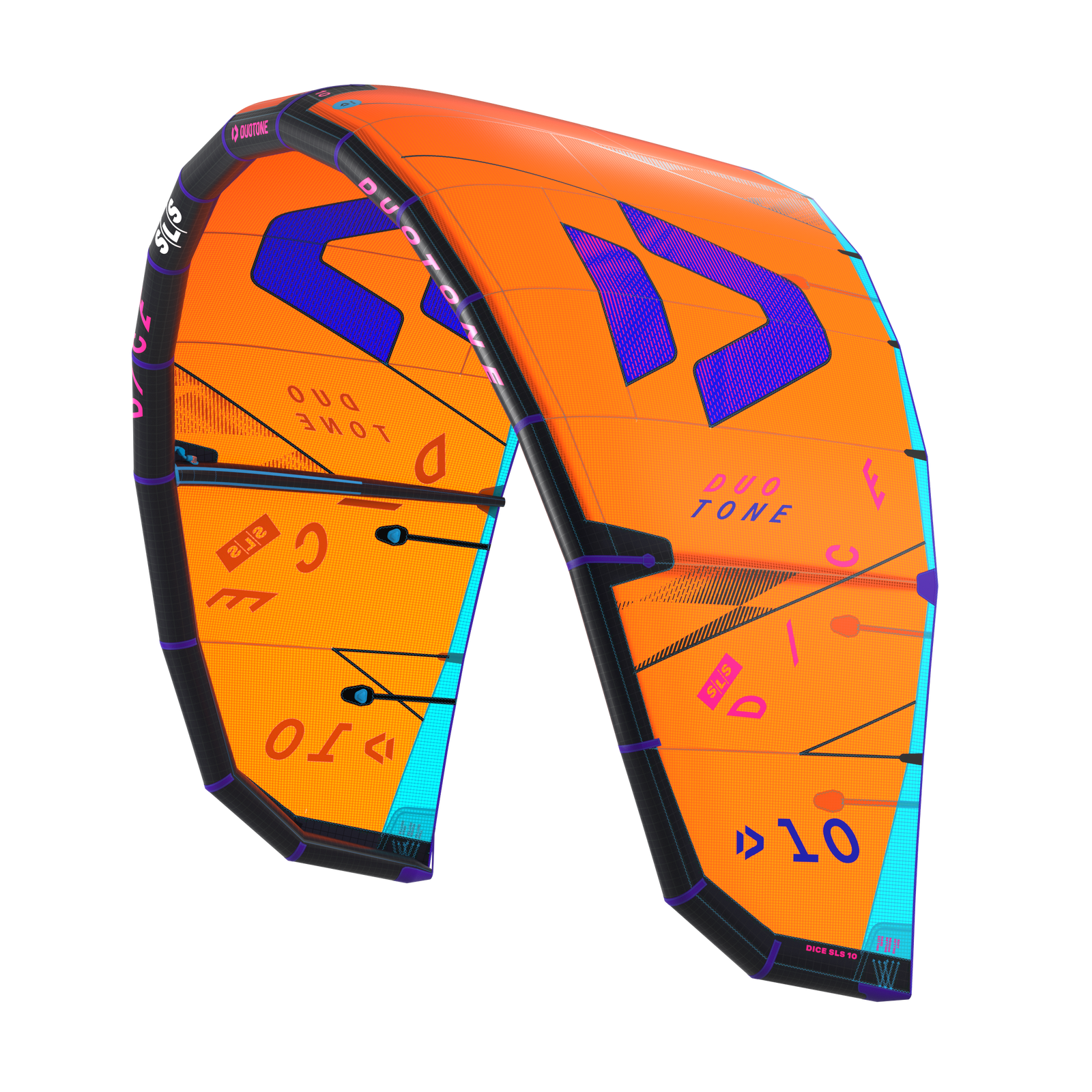 Dice SLS - C04:orange/blue
