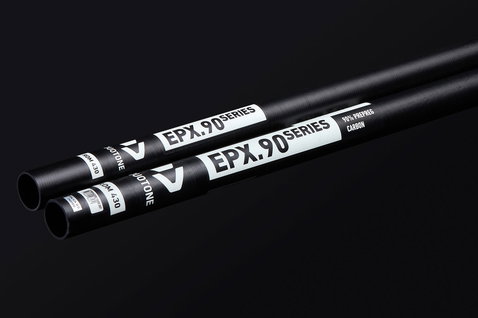 Duotone Mast EPX.90 windsurf mast SDM 430 in matte black, white and light grey