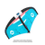 Slick - C08:turquoise/coral - 3.0