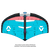 Slick - C08:turquoise/coral - 3.0