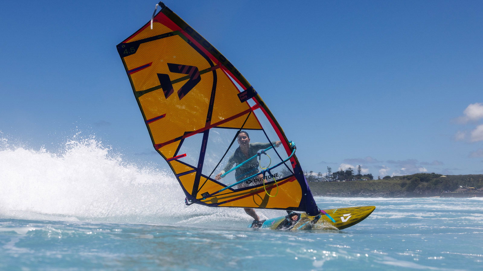 GRIP 4 SLS 2025 fully dedicated quad wave board DUOTONE Windsurfing