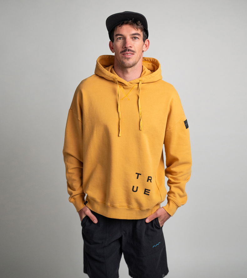 Hoody True Fade Out men - 313 mango - 48/S