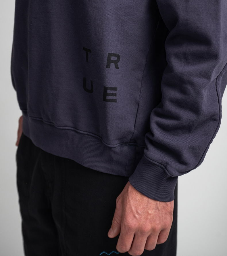 Hoody True Fade Out men - 750 dark-sea - 48/S