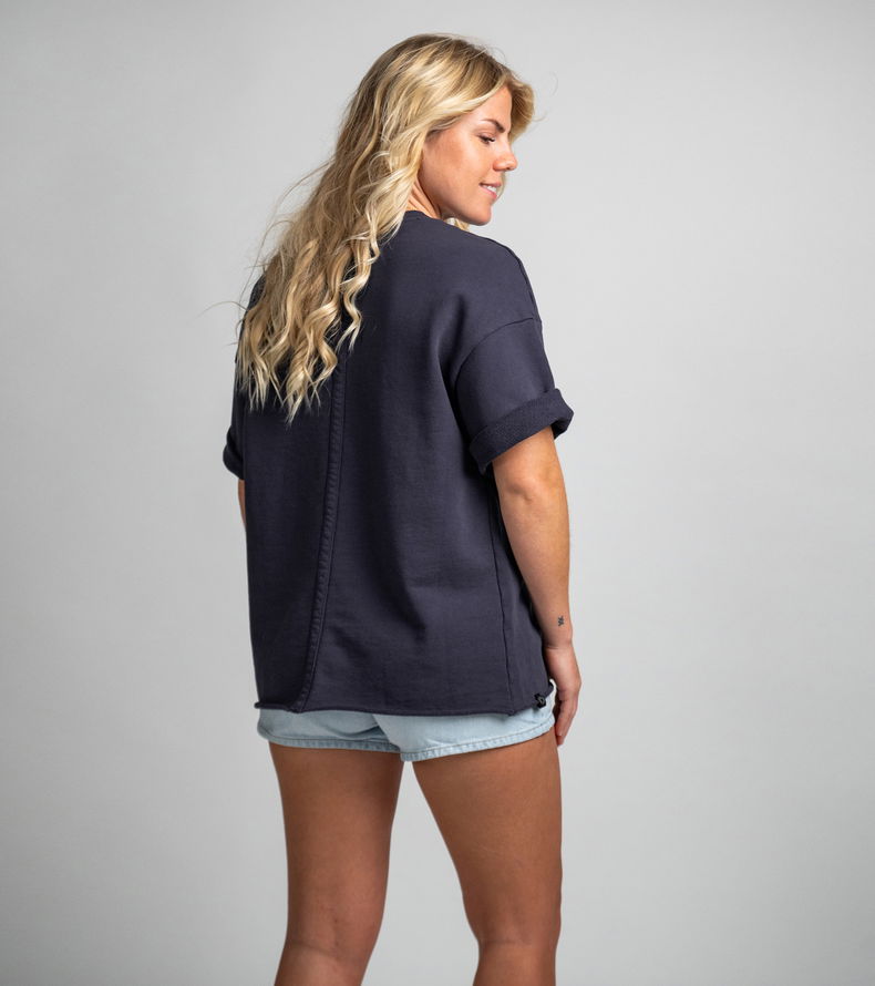 Sweat Tee SS True Fade Out unisex - 750 dark-sea - 50/M