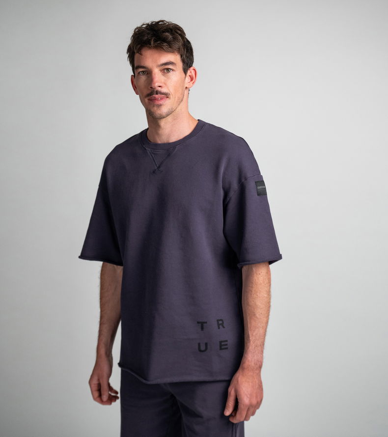 Sweat Tee SS True Fade Out unisex - 750 dark-sea - 50/M