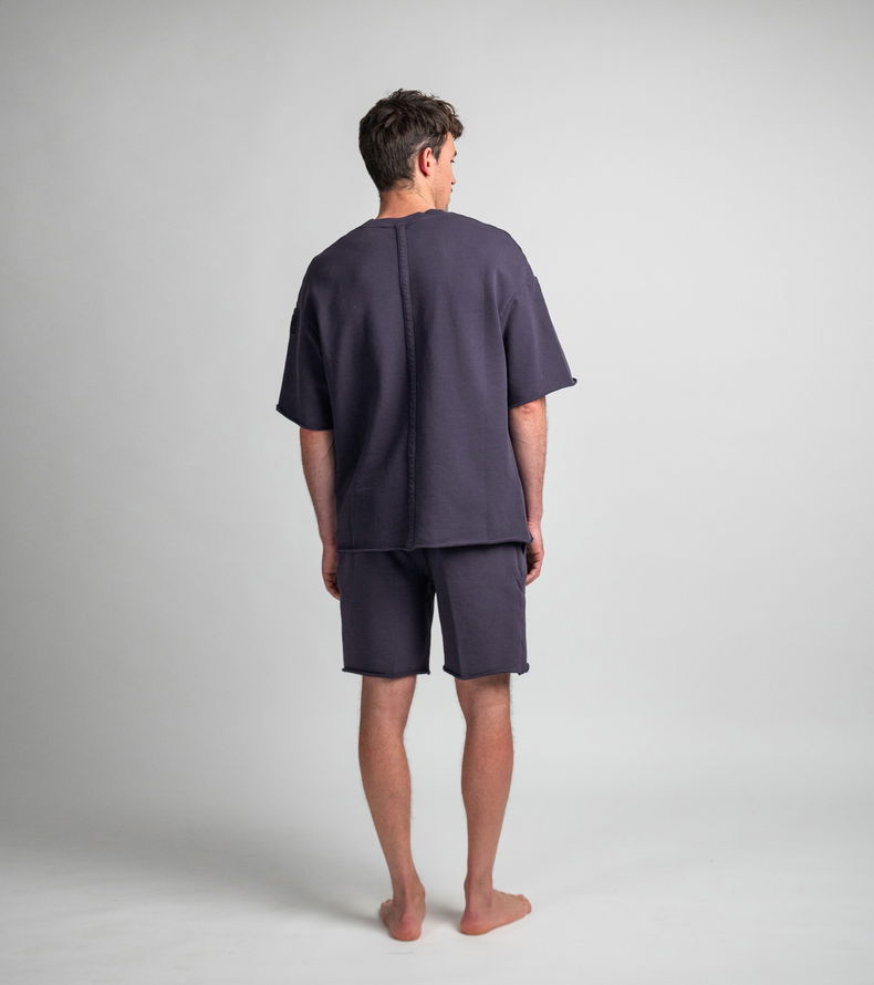 Sweat Tee SS True Fade Out unisex - 750 dark-sea - 50/M