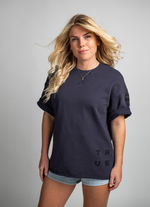 Sweat Tee SS True Fade Out unisex - 750 dark-sea - 50/M