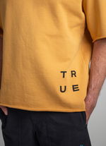 Sweat Tee SS True Fade Out unisex - 313 mango - 44/XXS