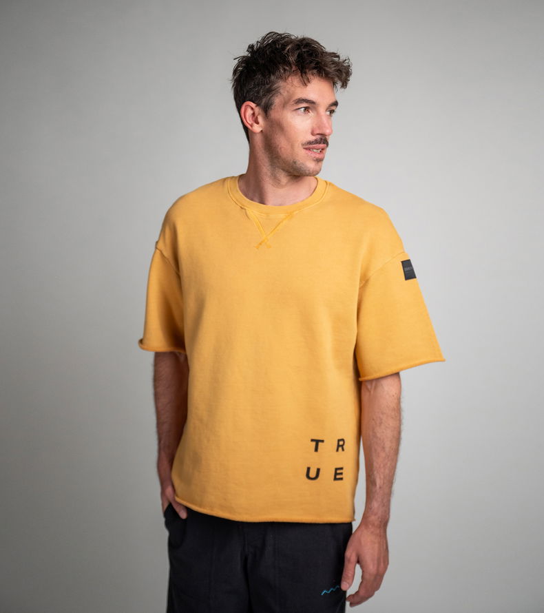 Sweat Tee SS True Fade Out unisex - 313 mango - 44/XXS