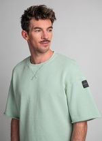 Sweat Tee SS True Fade Out unisex - 617 sage - 44/XXS
