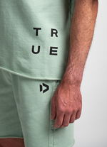 Sweat Tee SS True Fade Out unisex - 617 sage - 44/XXS