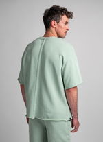 Sweat Tee SS True Fade Out unisex - 617 sage - 44/XXS