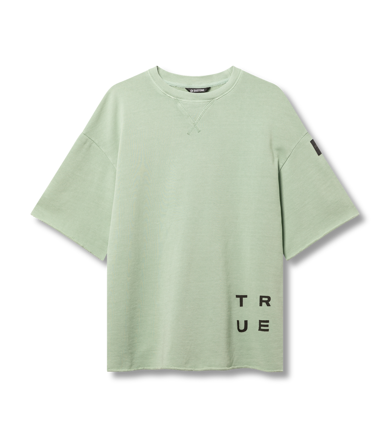 Sweat Tee SS True Fade Out unisex - 617 sage - 44/XXS
