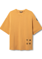 Sweat Tee SS True Fade Out unisex - 313 mango - 44/XXS
