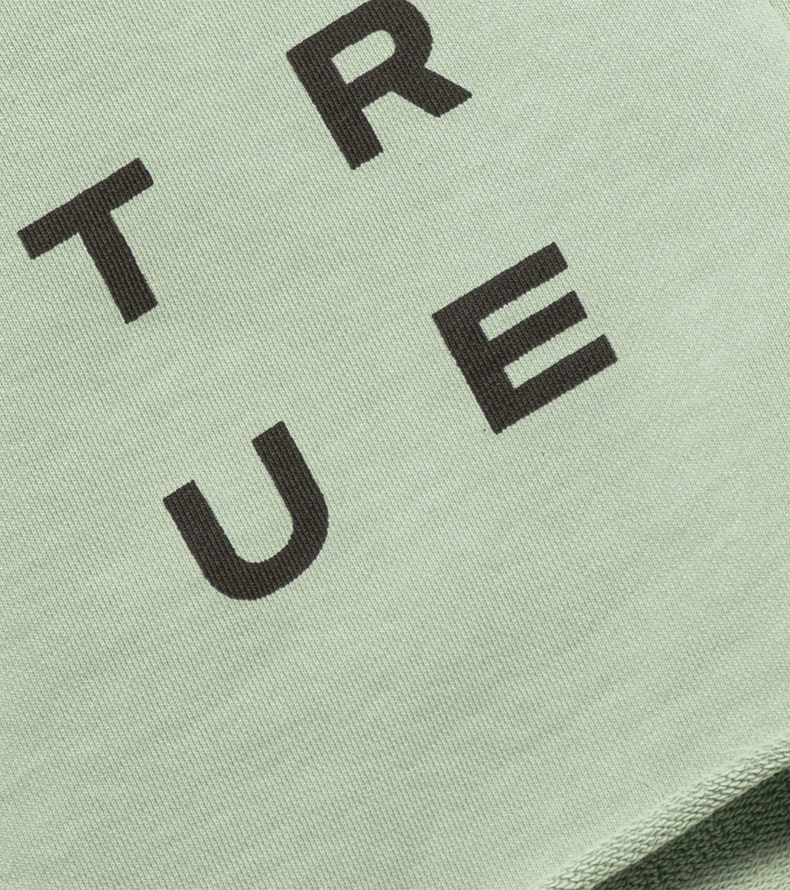 Sweat Tee SS True Fade Out unisex - 617 sage - 44/XXS