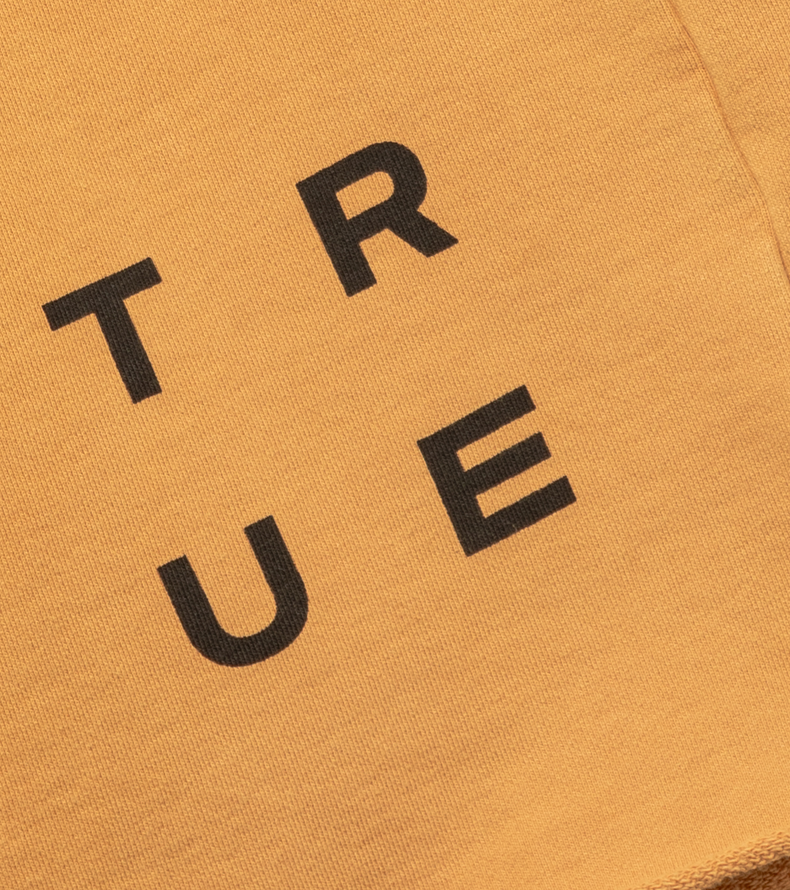 Sweat Tee SS True Fade Out unisex - 313 mango - 44/XXS