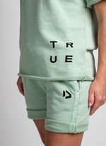 Shorts Sweat True Fade Out long unisex - 617 sage - 50/M