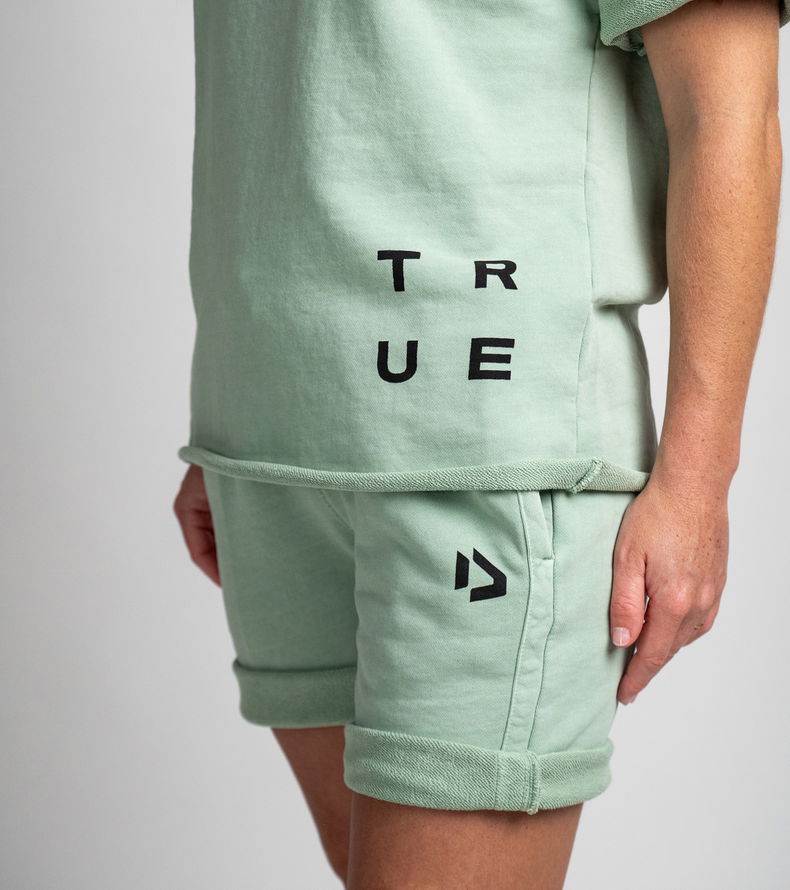 Shorts Sweat True Fade Out long unisex - 617 sage - 50/M