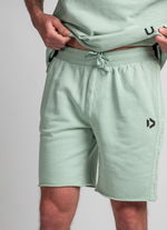 Shorts Sweat True Fade Out long unisex - 617 sage - 44/XXS