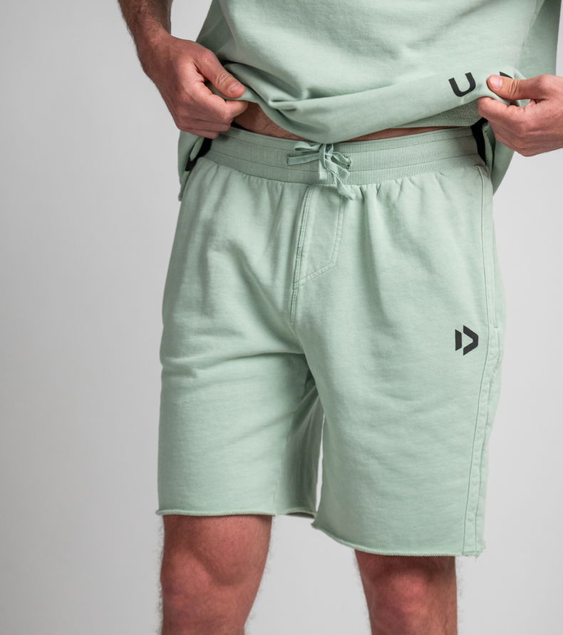 Shorts Sweat True Fade Out long unisex - 617 sage - 44/XXS