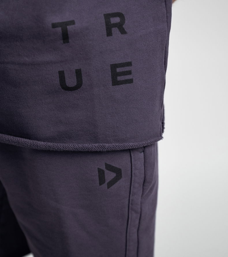 Shorts Sweat True Fade Out long unisex - 750 dark-sea - 44/XXS