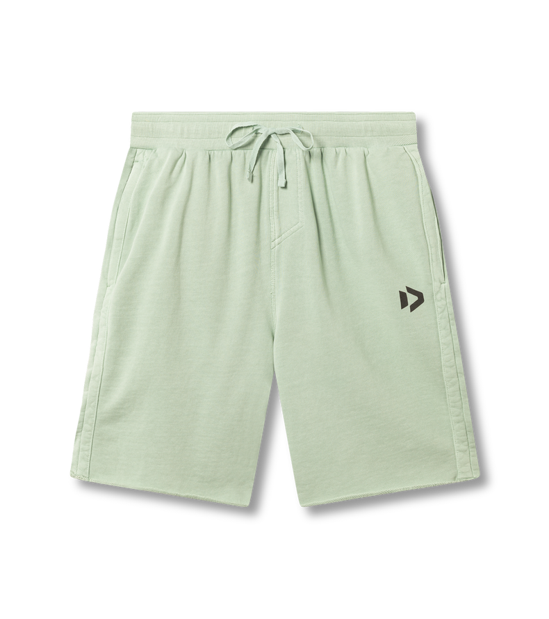 Shorts Sweat True Fade Out long unisex - 617 sage - 44/XXS