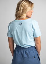 Tee Original SS women - 729 sky-blue - 34/XS