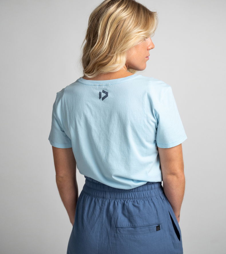 Tee Original SS women - 729 sky-blue - 34/XS