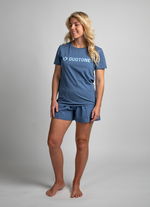 Tee Original SS women - 731 blue-horizon - 34/XS