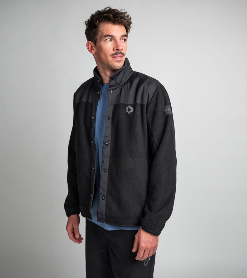 Shirt Explore Fleece unisex - 900 black - 44/XXS