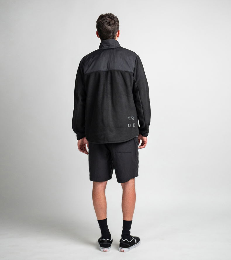 Shirt Explore Fleece unisex - 900 black - 44/XXS