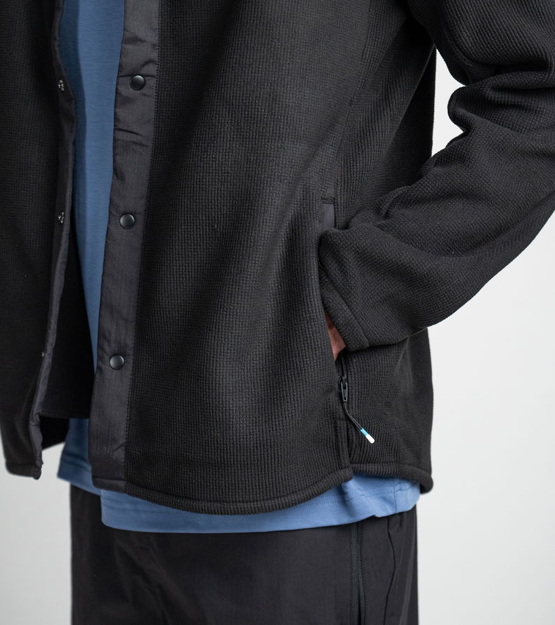 Shirt Explore Fleece unisex - 900 black - 44/XXS