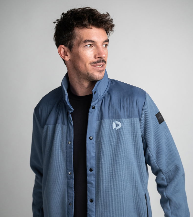 Shirt Explore Fleece unisex - 731 blue-horizon - 44/XXS