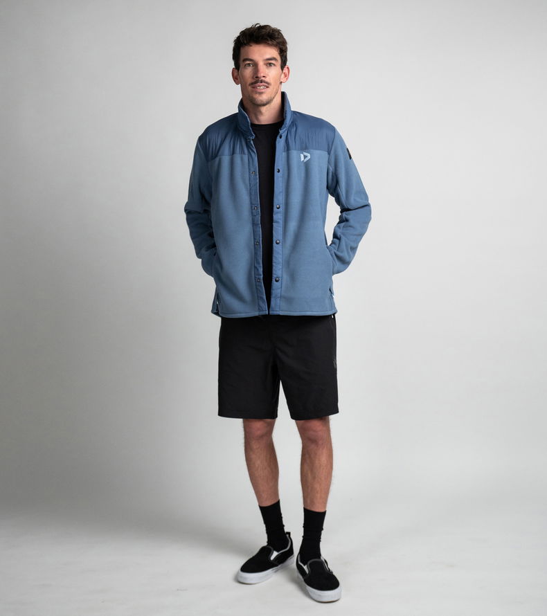 Shirt Explore Fleece unisex - 731 blue-horizon - 44/XXS