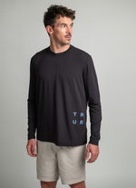 Tee DT Explore LS unisex - 900 black - 44/XXS