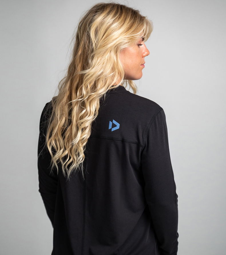 Tee DT Explore LS unisex - 900 black - 44/XXS