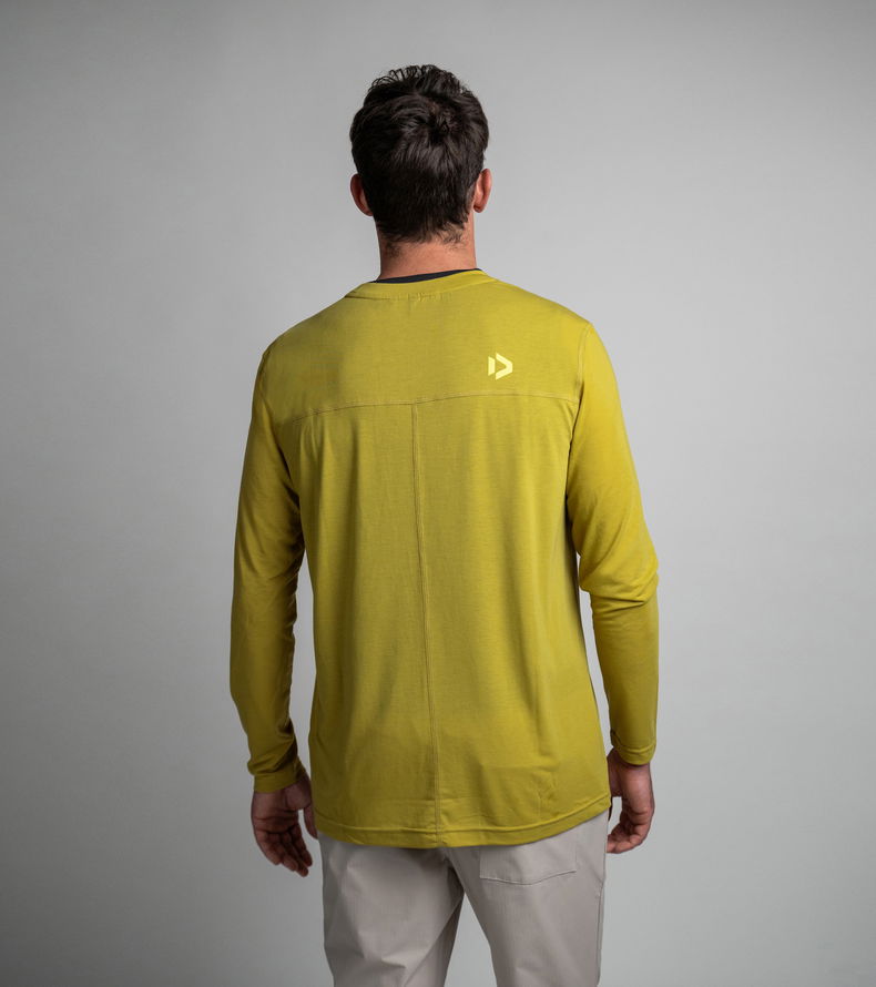 Tee DT Explore LS unisex - 622 algae - 44/XXS