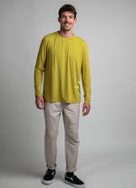 Tee DT Explore LS unisex - 622 algae - 44/XXS