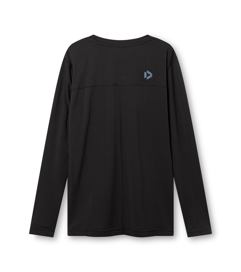 Tee DT Explore LS unisex - 900 black - 44/XXS